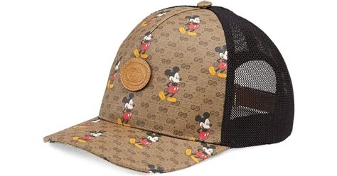 gucci mickey baseball cap|Gucci baseball cap cheap.